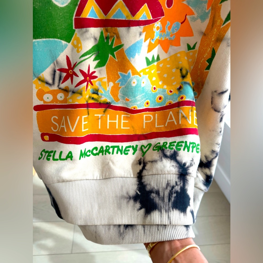 STELLA MCCARTNEY

X Greenpeace Rainforest-Print Cotton Sweatshirt - Picture 2 of 9